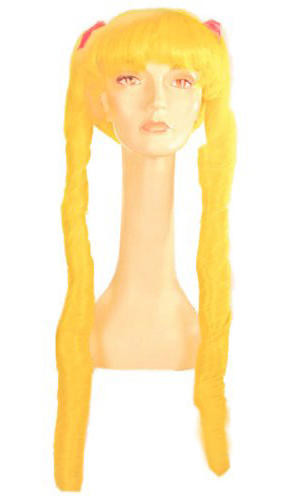 Deluxe Sailor Moon Yellow Long Wig - City Costume Wigs