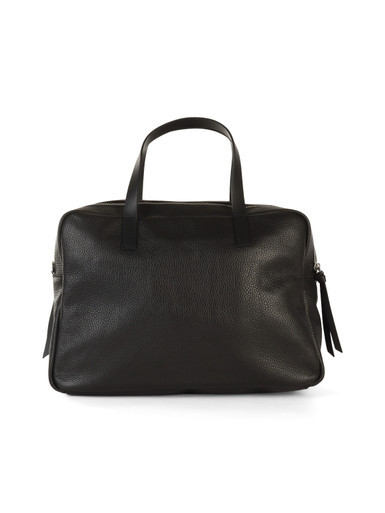 NERO | Borsa a mano in pelle grana dollaro SELENE