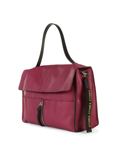 VIOLA | Borsa a mano in pelle grana dollaro CLIO Large