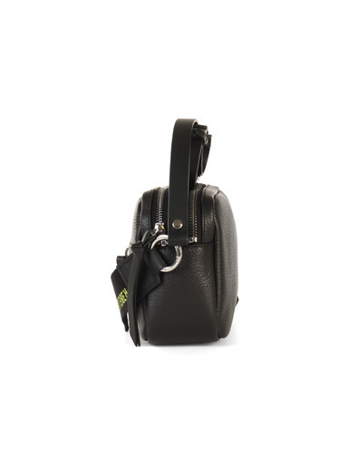 NERO | Borsa a tracolla TALIA in pelle grana dollaro