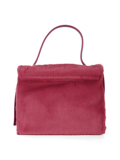 VIOLA | Borsa a mano CLIO in ecopelliccia