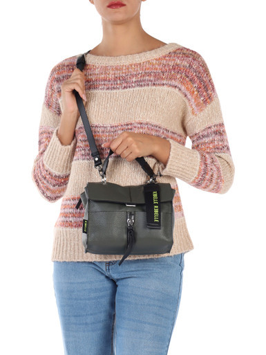 VERDE SCURO | Borsa a mano CHLOE Small in pelle grana dollaro