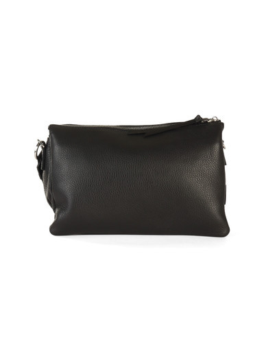 NERO | Borsa a mano ATHENA Medium in pelle grana dollaro