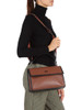 MARRONE | Borsa a mano CLELIA in pelle martellata