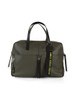 VERDE SCURO | Borsa a mano in pelle grana dollaro SELENE