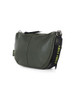 VERDE SCURO | Borsa hobo ALTHEA Media in pelle martellata
