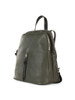 VERDE SCURO | Zaino in pelle grana dollaro DIANA