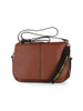 MARRONE CHIARO | Borsa in pelle grana dollaro FEBE Messenger Medium