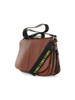 MARRONE CHIARO | Borsa in pelle grana dollaro FEBE Messenger Medium