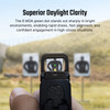 Osight SE Green Dot 6 MOA Enclosed Emitter Optic with RMSc Footprint and Side-Loading Battery
