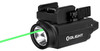 Olight Baldr S Black Anodized Rail Mount Light Green Laser Combo 800 Lumens