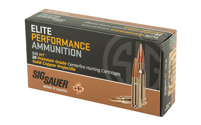 Sig Sauer Elite Hunting Rifle Ammo 308 Win. 150 gr. HT 20 rd. at Fast Ammo