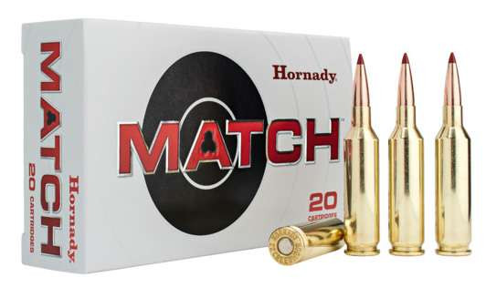 Hornady 25 Creedmoor 134 Grain Extremely Low DragMatch(ELDM) at Fast Ammo