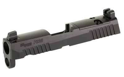 Sig Sauer P320 Slide 9mm Luger Nitride Black Stainless Steel Optic Ready XRAY3 Suppressor Sights Compatible With ROMEO1 PRO ROMEO2