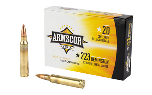 ARMSCOR .223 Remington. 62gr FMJ