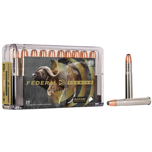 Federal Safari Swift A-Frame .470 Nitro Express 500 Gr JSP