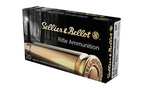 Sellier & Bellot Rifle 6.5 Creedmoor 156 gr Soft Point (SP)