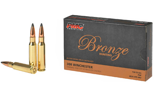 PMC Bronze 308 Win 150 gr Pointed Soft Point (PSP)