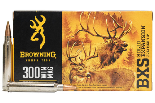 Browning Ammo B192403001 BXS 300 Win Mag 180 gr Terminal Tip