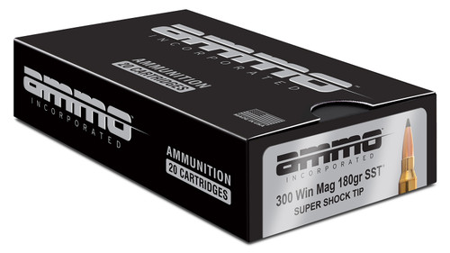 Ammo Inc. .300 Win Mag 180gr Super Shock Tip Ammo