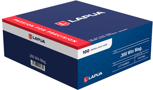 Lapua 4PH7096C Unprimed .300 Winchester Magnum Cases 100/Box