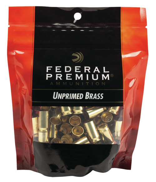 Federal PH40UPB100 Premium Gold Medal 40 S&W Unprimed Brass 100/Bag