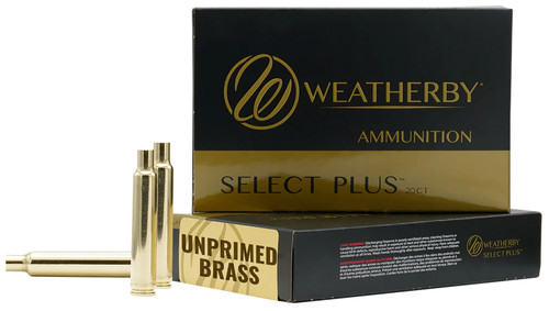 Weatherby 300 Weatherby Magnum Unprimed Brass Cases for Rifle 20-Count