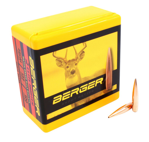 Berger 25Cal 133gr Elite Hunter Outer Limits BT Match Grade Bullets 100/Box