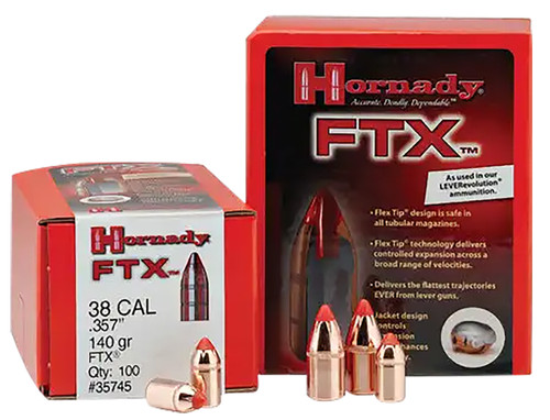 Hornady FTX 30 Caliber .308 160 Grain Flex Tip Bullet 100-Count