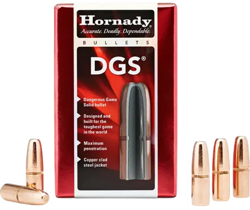 Hornady Dangerous Game Solid Bullets 9.3mm .366 300 gr 50 Per Box