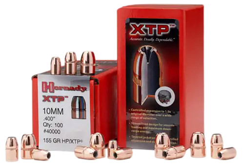 Hornady XTP 45 Caliber .451 185 Grain Hollow Point Handgun Bullets 100 Count