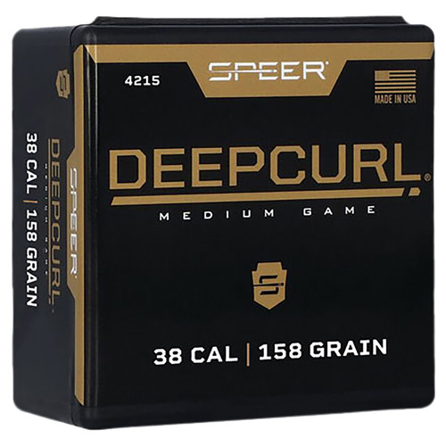 Speer DeepCurl Handgun Hunting Bullet 38Cal 158gr Hollow Point 100ct