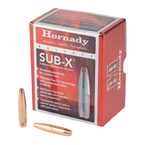 Hornady Subsonic .338 Caliber 307gr Bullets Box of 50