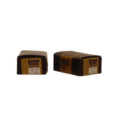Nosler 270 Caliber 160gr Partition Spitzer Soft Point Projectile