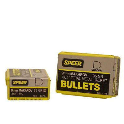 Speer 9MM Makarov 95gr Total Metal Jacket Bullet