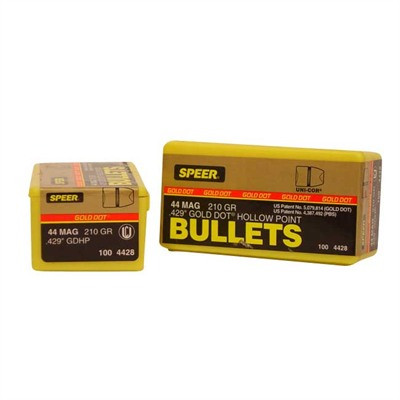 Speer Gold Dot .429 210gr Hollow Point Reloading Bullet