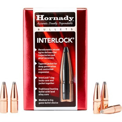 35 Caliber InterLock Soft Point Bullets (0.358")