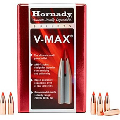 V-MAX Rifle Bullets 20 Caliber .204"