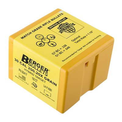 Hybrid Boat Tail Bullets 30 Caliber 0.308" Match