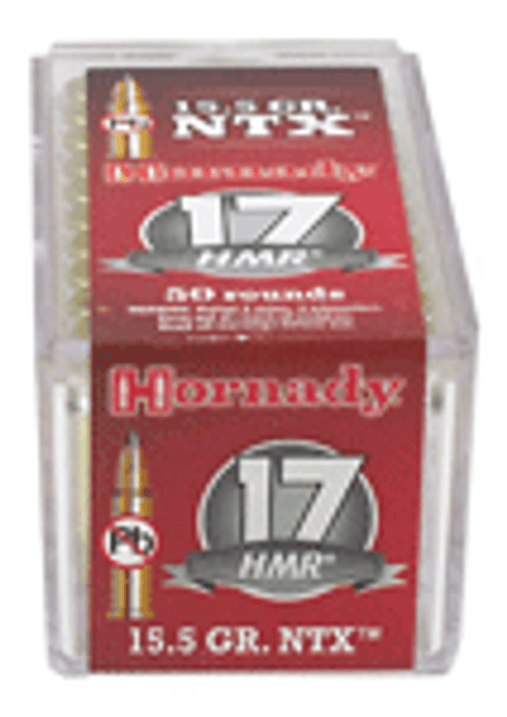 Hornady Varmint Express .17 HMR 15.5gr NTX Lead-Free Ammo