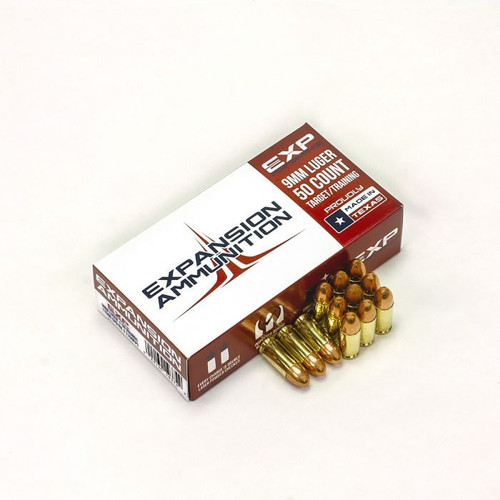 Expansion Ammunition 9mm 115gr FMJ Ammo