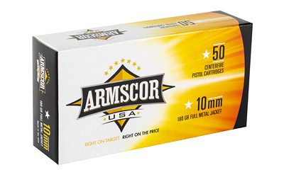 Armscor 10mm Auto 180 gr Full Metal Jacket (FMJ)