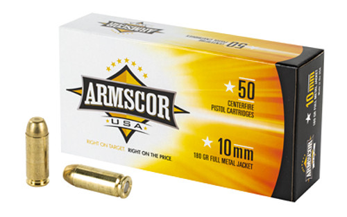 Armscor 10mm Auto 180 gr Full Metal Jacket (FMJ)