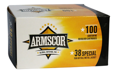 Armscor 38 Special 158 Grain Full Metal Jacket VALUE PACK