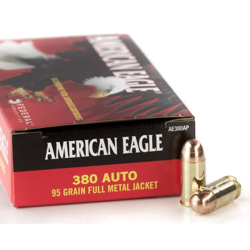 Federal AE380AP American Eagle 380 ACP 95 gr Full Metal Jacket (FMJ)