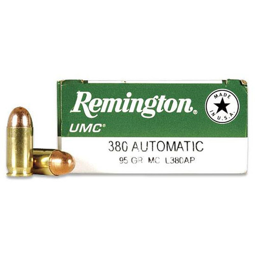 Remington Ammunition L380AP UMC 380 ACP 95 gr Full Metal Jacket (FMJ)
