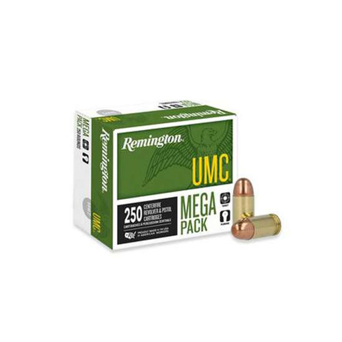 Remington Ammunition L380APA UMC 380 ACP 95 gr Full Metal Jacket (FMJ) Mega Pack