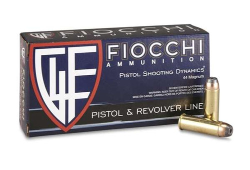Fiocchi 44D500 Defense Dynamics 44 Mag 240 gr Semi-Jacketed Hollow Point (SJHP)