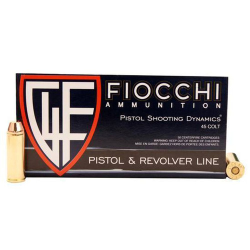 Fiocchi 45 Colt Pistol Shooting Dynamics 225gr CMJ Ammo