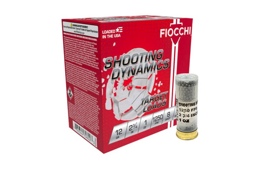 Fiocchi Shooting Dynamics 12 Gauge 2.75 in / 2.75 in 1-1/8 oz 8 Shot